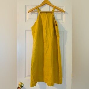 Halter Linen Mini Dress